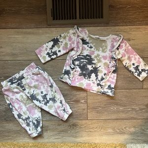 Greyson Mini 6-9M Tie Dye Sweatsuit